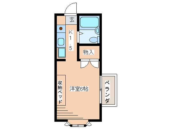 メゾン戸室の物件間取画像